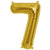 16" Shiny Gold Mylar Foil Letter & Number Balloons