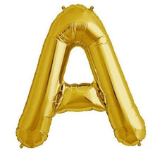 16" Shiny Gold Mylar Foil Letter & Number Balloons#whtbkgd#whtbkgd