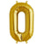 16" Shiny Gold Mylar Foil Letter & Number Balloons