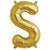 16" Shiny Gold Mylar Foil Letter & Number Balloons