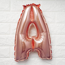 16" Rose Gold Mylar Foil Letter & Number Balloons