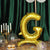 27inch Gold Self Standing Helium/Air Mylar Foil Letter & Number Balloons