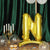 27inch Gold Self Standing Helium/Air Mylar Foil Letter & Number Balloons