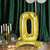 27inch Gold Self Standing Helium/Air Mylar Foil Letter & Number Balloons