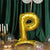 27inch Gold Self Standing Helium/Air Mylar Foil Letter & Number Balloons