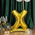 27inch Gold Self Standing Helium/Air Mylar Foil Letter & Number Balloons