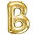 40inches Shiny Metallic Gold Mylar Foil Helium/Air Number & Letter Balloons#whtbkgd