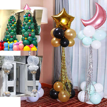 2 Pack | 8ft White Balloon Column Stand Kit, Pillar Balloon Holders