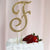 4.5inches Gold Rhinestone Monogram Letter Cake Topper, Letters A - Z