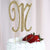 4.5inches Gold Rhinestone Monogram Letter Cake Topper, Letters A - Z