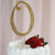 4.5inches Gold Rhinestone Monogram Letter Cake Topper, Letters A - Z