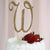 4.5inches Gold Rhinestone Monogram Letter Cake Topper, Letters A - Z