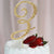 4.5inches Gold Rhinestone Monogram Letter Cake Topper, Letters A - Z