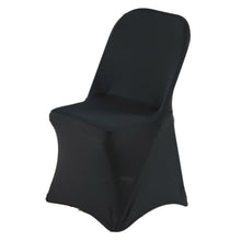 Black Premium Spandex Folding Chair Covers, Stretch Fitted Folding Chair Covers#whtbkgd