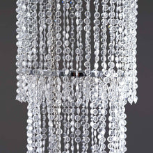 Acrylic Diamond Hanging Chandelier, Free Standing Centerpiece + Free Stand, Poles & Hanging Chains