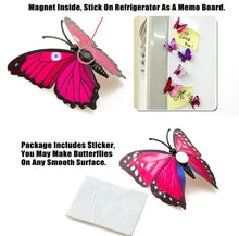 12 Pack | Double Wing 3D Butterfly Wall Decals, DIY Stickers Decor - Summer Collection