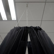 30ftx10ft Black Sheer Ceiling Drape Curtain Panels Fire Retardant Fabric
