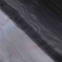 30ftx10ft Black Sheer Ceiling Drape Curtain Panels Fire Retardant Fabric