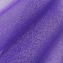 Glittering Organza Fabric Bolt - Purple-12"x10 YARDS