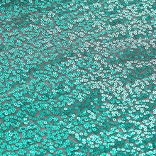 54inch x 4 Yards Turquoise Premium Sequin Fabric Bolt