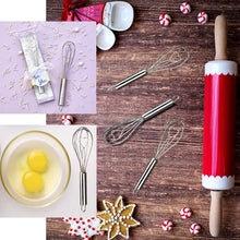 Love Heart Stainless Steel Whisks Party Favor with Clear Gift Box, Ribbon & Thank You Tag