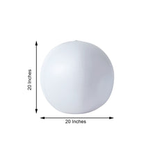 20 inch Floating Pool Light Up Ball, Inflatable Outdoor Garden Lights With Remote - 13 RGB Colors