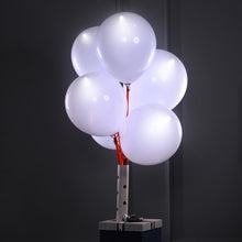 10 Pack | 12'' White Latex LED Light Up Balloons