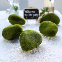 6 Pack - Artificial Moss Rock Vase Fillers - Decorative Moss Stone Bowl Fillers