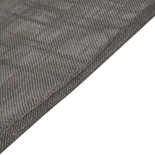 5 Pack | Charcoal Gray Slubby Textured Cloth Dinner Napkins, Wrinkle Resistant Linen | 20x20Inch