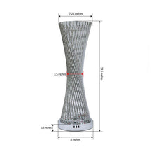 2 Ft Color Changing LED Spiral Metal Tower Columns