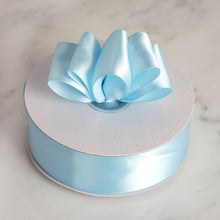 50 Yards 1.5" DIY Baby Blue Satin Ribbon