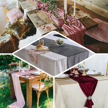 12" x 108" | Burgundy | Premium Velvet Table Runner