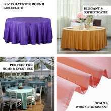 120 Inch | Apple Green Polyester Round Tablecloth | eFavorMart
