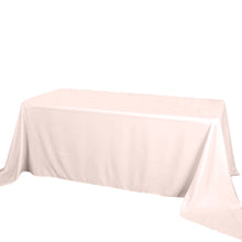 90x132" Rose Gold|Blush Polyester Rectangular Tablecloth
