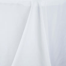 90x132 White Seamless Premium Polyester Rectangular Tablecloth#whtbkgd