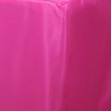 6FT Fuchsia Fitted Polyester Rectangular Table Cover#whtbkgd