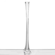 24inch Eiffel Tower Glass Vases - 6pcs - Clear