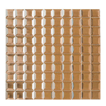 10 Pack | 12"x12" Rose Gold Peel and Stick Backsplash Mirror Wall Tiles#whtbkgd