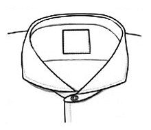 Cutaway Collar, French collar
