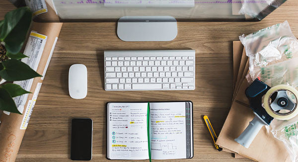 Entrepreneur's desk