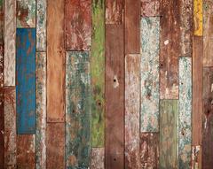 Weathered Wood Wall Mural Peel and Stick