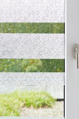 Textured static cling window film