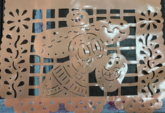 custom papel picado bunting decorations Son of Jaguar film by www.ARTMEXICO.co.uk