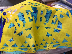 custom papel picado party bunting decorations BEBE by ARTMEXICO