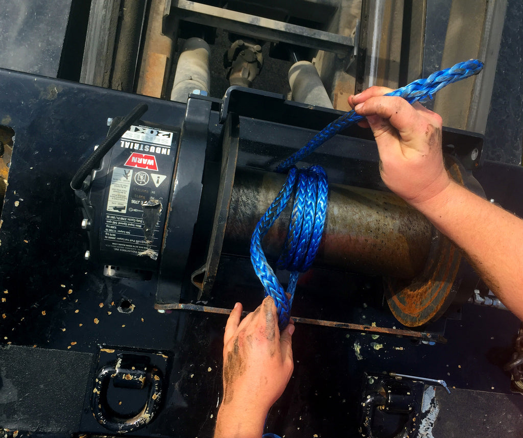 Benefits of working with Synthetic Winch Rope in the field instead of steel cable. 