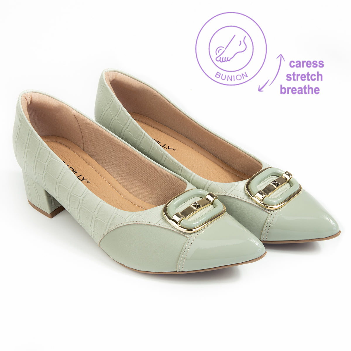 Green Ladies Pumps (739.024) – Simply Shoes Hong Kong