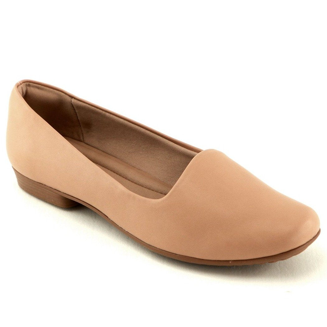 Nude Flat Ladies Shoes (250.132) – Simply Shoes Kong