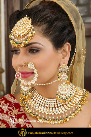 Punjabi wedding jewellery on sale sets