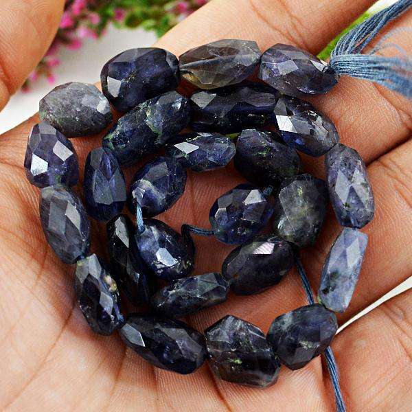Details about   Amazing 408.00 Carats Natural Faceted Blue Iolite Drilled Beads Lot NE-22E130 