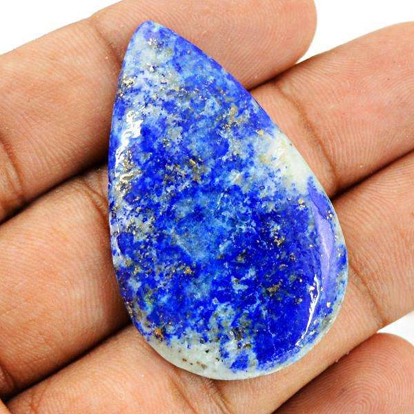 Natural Blue Lapis Lazuli Pear Shape Untreated Loose Gemstone